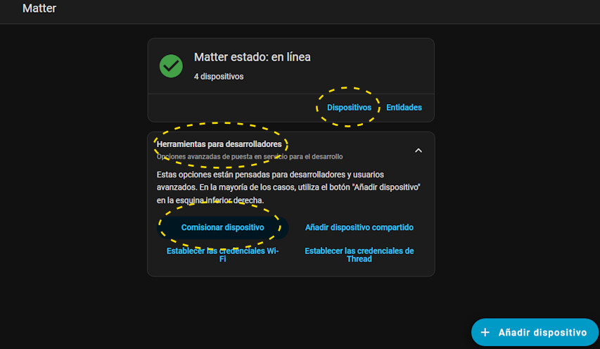Integrando Matter