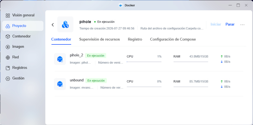 Ugreen: dxp2800GT Pihole